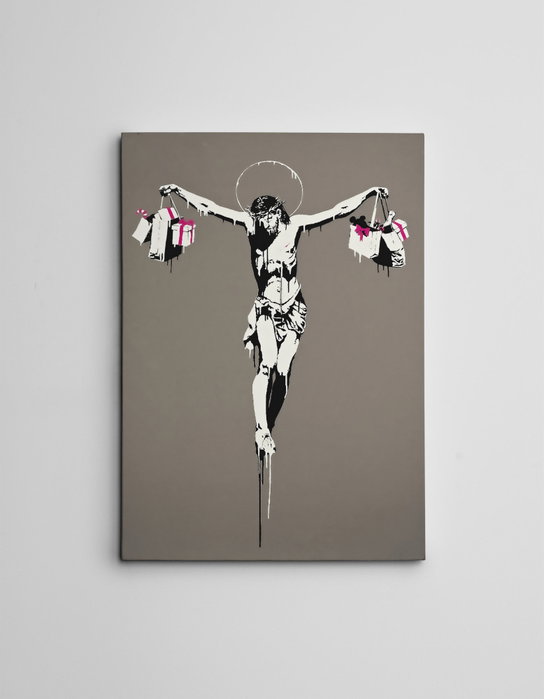 Wallity Lienzo Decorativo Banksy WY137 70 x 100 cm Wallity Lienzo Decorativo Banksy WY137 70 x 100 cm